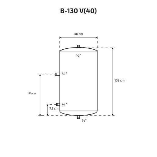 Kinnine veeboiler 80 – 150 L