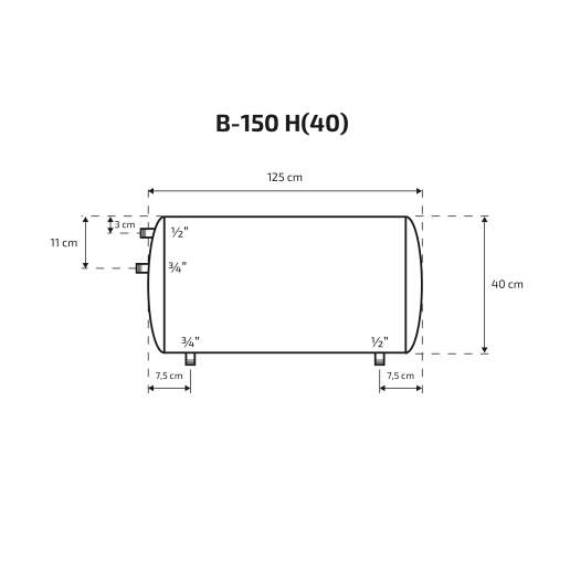 Kinnine veeboiler 80 – 150 L