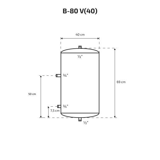 Kinnine veeboiler 80 – 150 L
