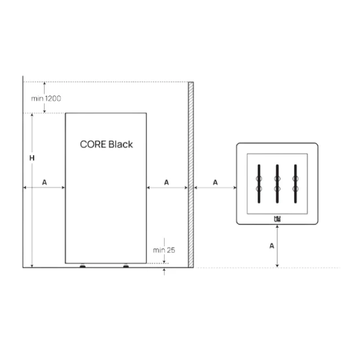 HUUM CORE Black - Saunale.ee