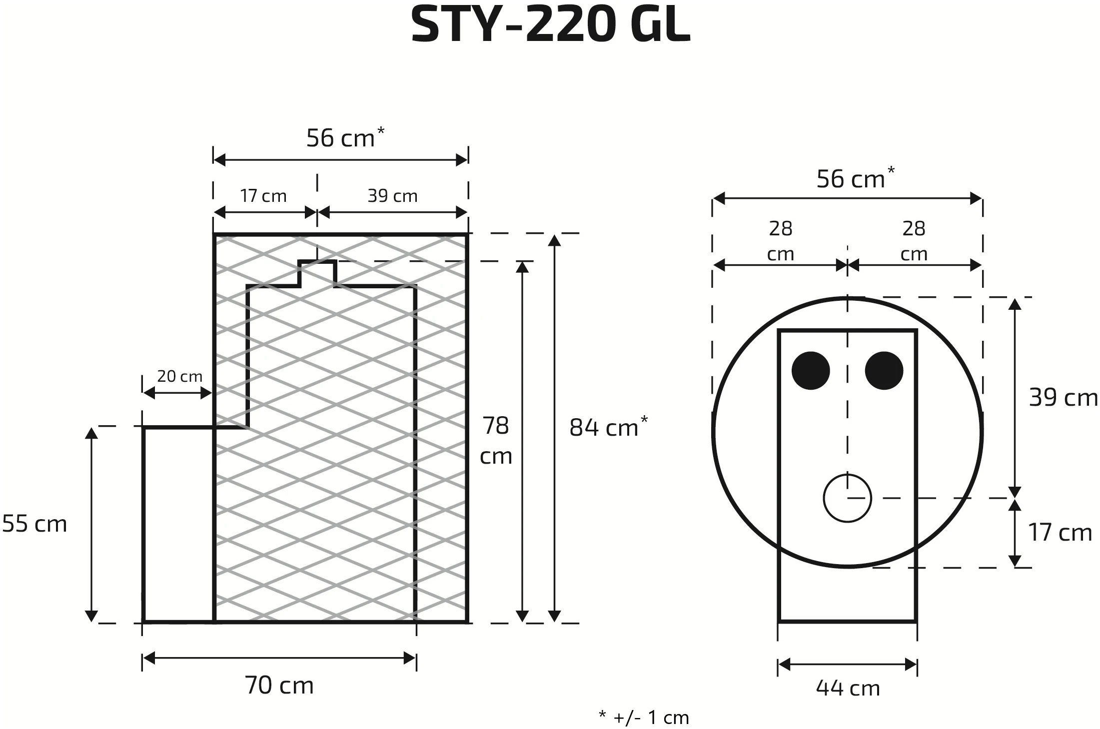 Puukeris STY-220 GL - Saunale.ee