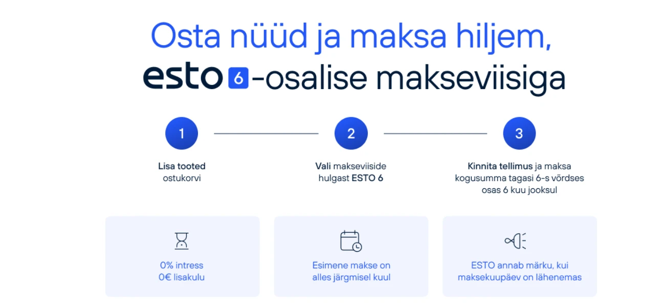 ESTO maksa 6 võrdes osas - Saunale.ee ESTO maksa 6 võrdes osas - Saunale.ee